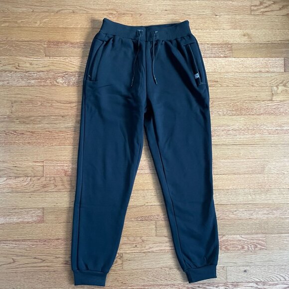 Winter Men's Sweatpants Thick Warm Fleece Joggers Sportswear Zip Pockets Cotton - Picture 1 of 7